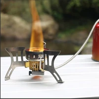 propane butane camping stove folding windproof portable burner hiking equipment cooking survival hornillo camping outdoor items