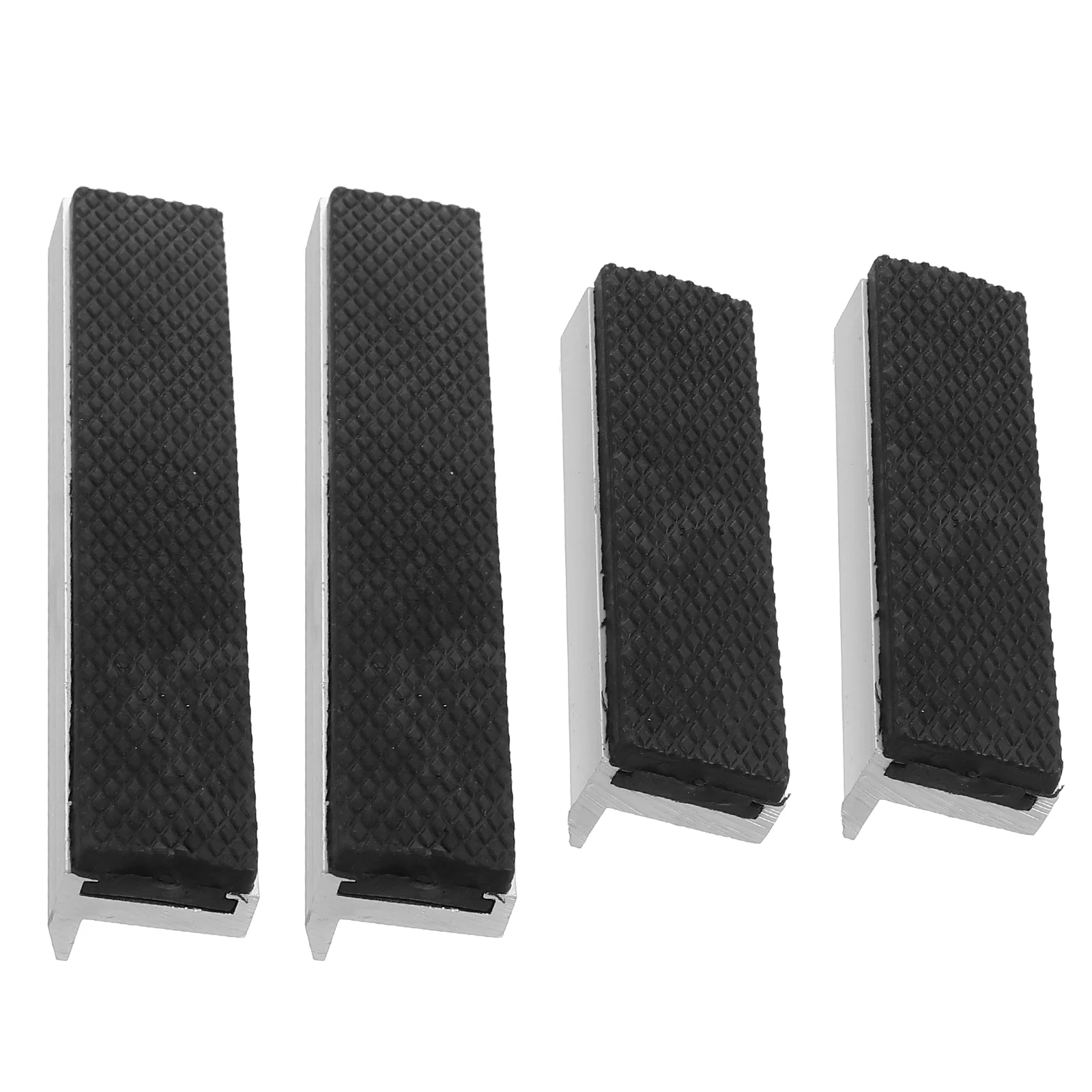 

2 набора/4 шт., зажимные накладки, алюминиевые резиновые многофункциональные тиски, зажимные накладки