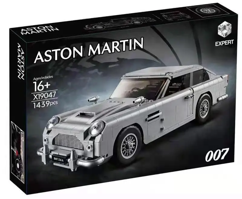 

Technical Classic Car Model 1439PCS James Bond 007 Building Block fit 10262 Assemble Bricks Toys Gifts For for Adult Boy