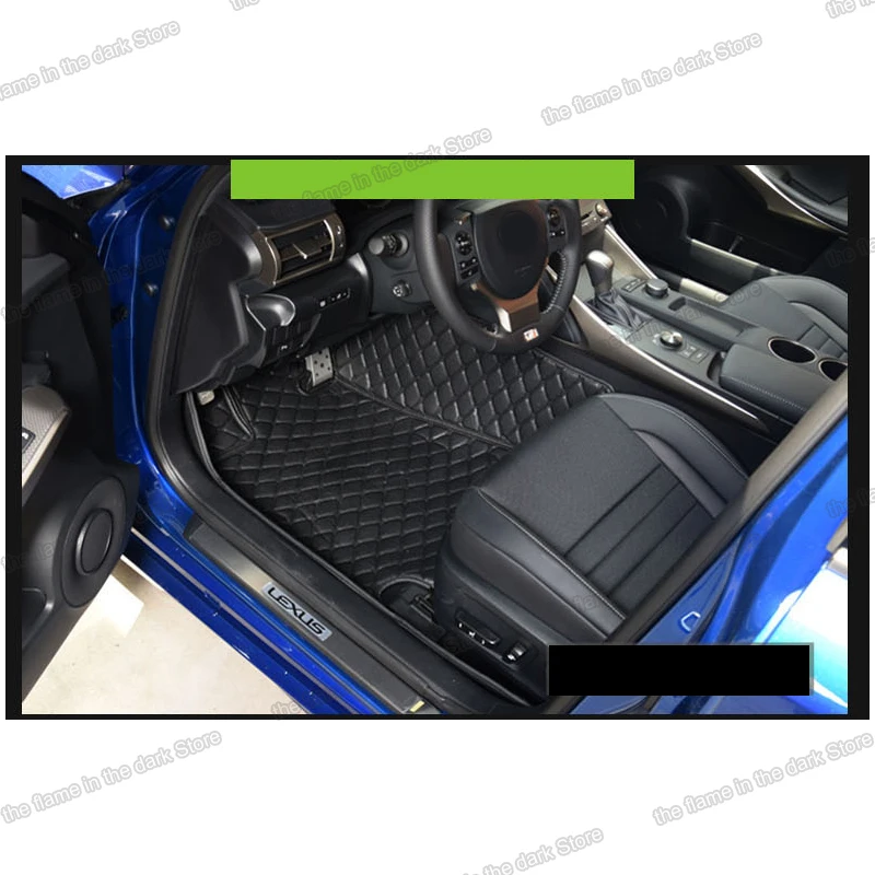 

Кожаный Автомобильный напольный коврик для lexus is 2005 2020 2018 2019 2017 2016 2014 2013 2012 2011 2010 коврик is200 is250 2009 2006 2007