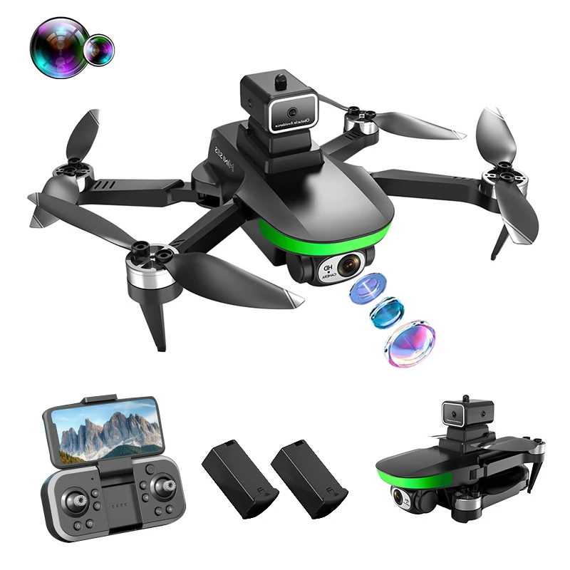 

New UAV S5S Mini Drone Profesional 4K HD Camera Obstacle Avoidance Aerial Photography Brushless Foldable Quadcopter Boy's Toys