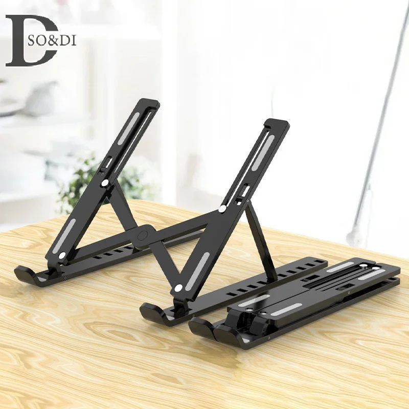 Регулируемая Складная подставка для ноутбука 10 передач Портативная аксессуары