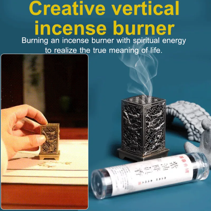 Квадратная Вертикальная железная курильница квадратная