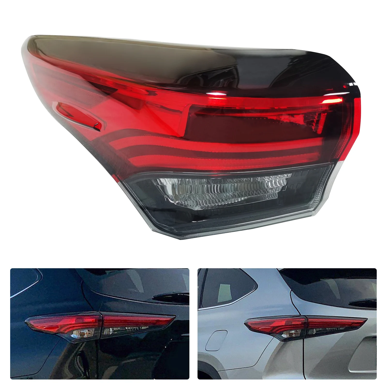 

Left Driver Rear Lamp Outer Tail Light Brake For Toyota Highlander 2020-2022 LH