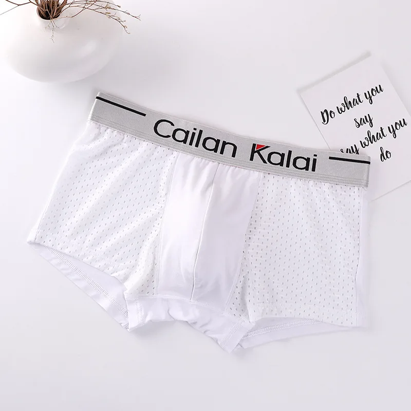 Cuppedia Men'S Ice Modal Mesh Corner Shorts Head