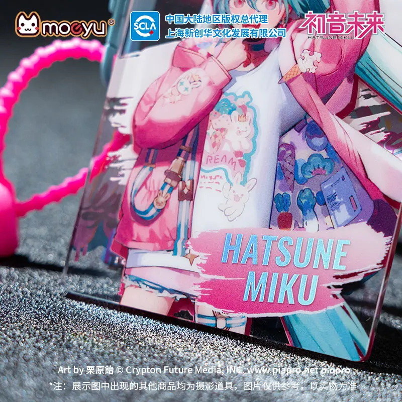 Оригинальный кулон Moeyu Hatsune Miku акриловый брелок в стиле аниме фигурка Vocaloid
