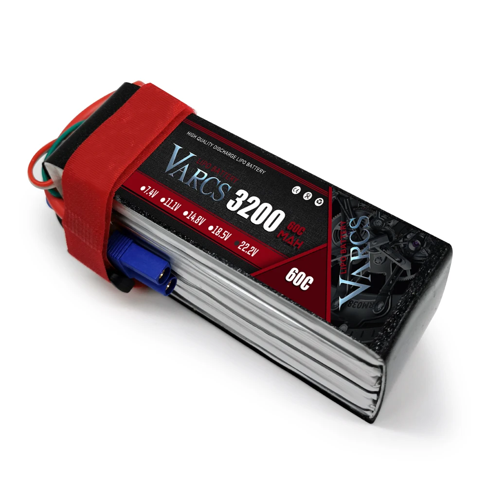 

Batteries Lipo VARCS 7.4V 11.1V 15.2V 14.8V 22.2V 2S 3S 4S 6S 3200mAh 5200Mah 6300Mah 6500mAh 6200mAh 6750mAh 8000mAh 7000mAh