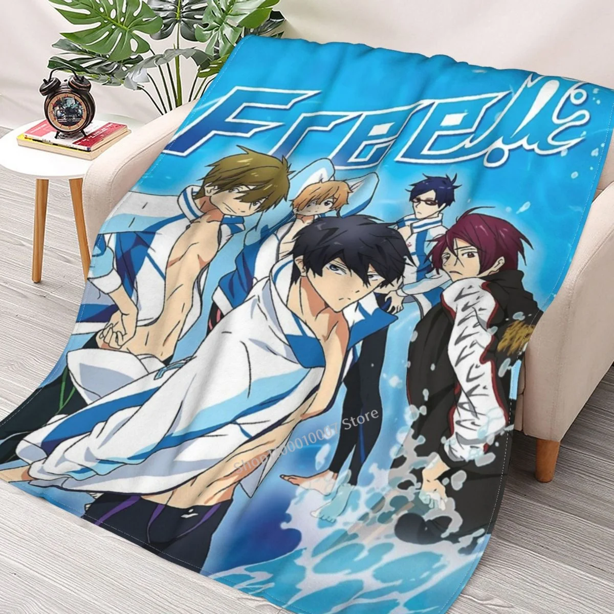 

Free! Anime Throw Blanket 3D printed sofa bedroom decorative blanket children adult Christmas gift