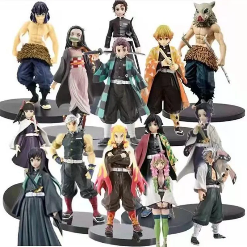

Anime Demônio Assassino Kamado Tanjirou Nezuko De Ação Pvc Modelo Brinquedos Zenitsu Estatueta Inosuke Kimetsu Não Yaiba Figura
