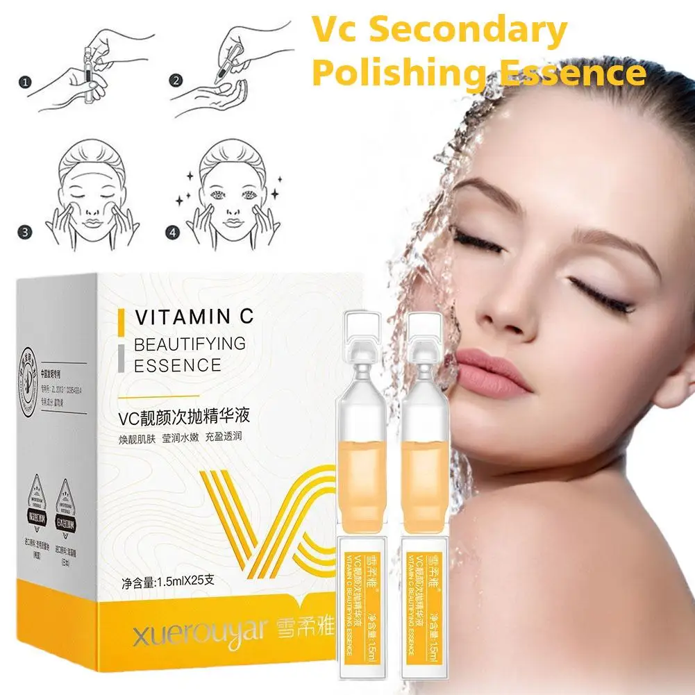

VC Second Throw Essence Vitamin C Original Solution Fine Lines Moisturizing Tending Essence Facial Shrinking And Pore L8I7