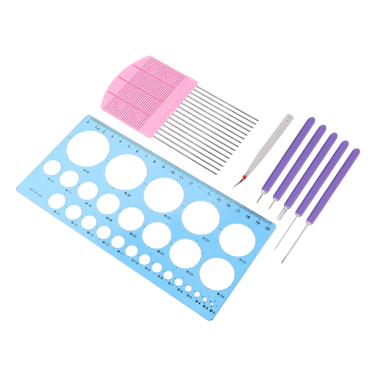 

Quilling Paper Pen Tool Set Diy Slotted Needle Rolling Ruler Tools Craft Curling Crafts Supplies Kits Home Design Drawing