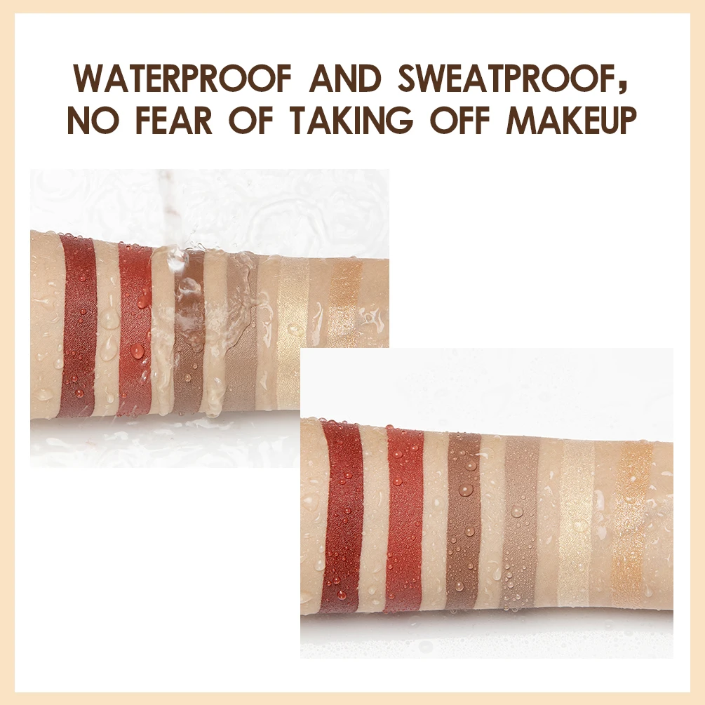 QIBEST Хайлайтер макияж блеск Контурирование бронзер для лица румяна палочки