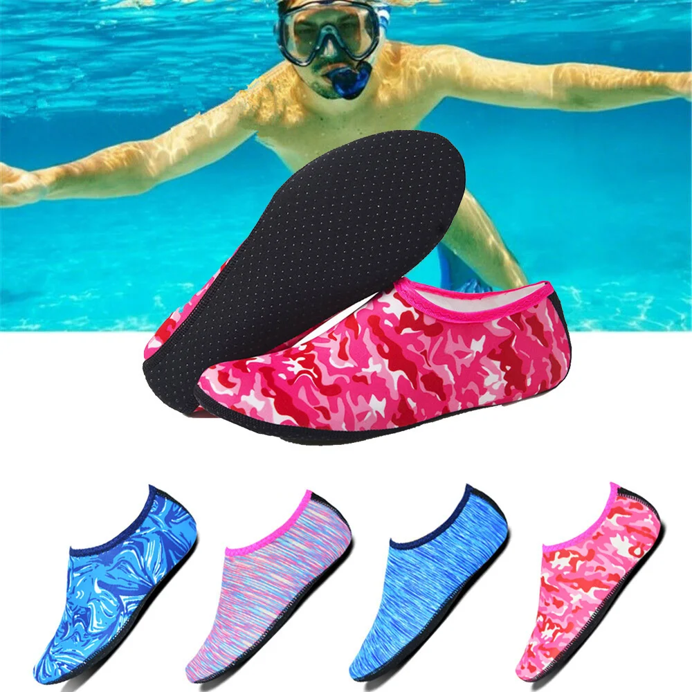 

Beach Socks Unisex Aqua Shoes Water Diving Socks Men Women Flat Soft Walking Yoga Beach Swimming Pool Surfing Non-slip Shoes