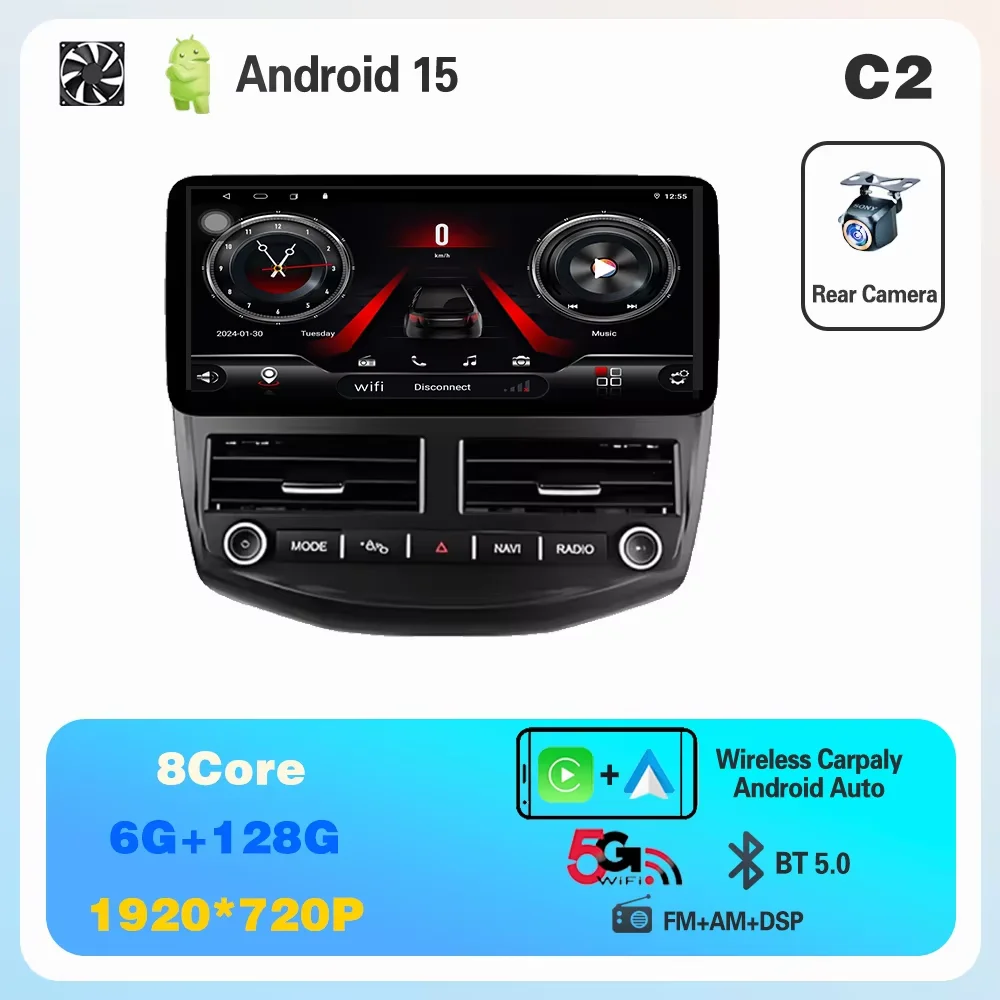 

9,7-дюймовое радио Android 15 для Ford Focus 3 Mk3 2011-2019, автомобильный мультимедийный плеер, навигация, GPS, беспроводной Carplay 5G, Wi-Fi, авторадио