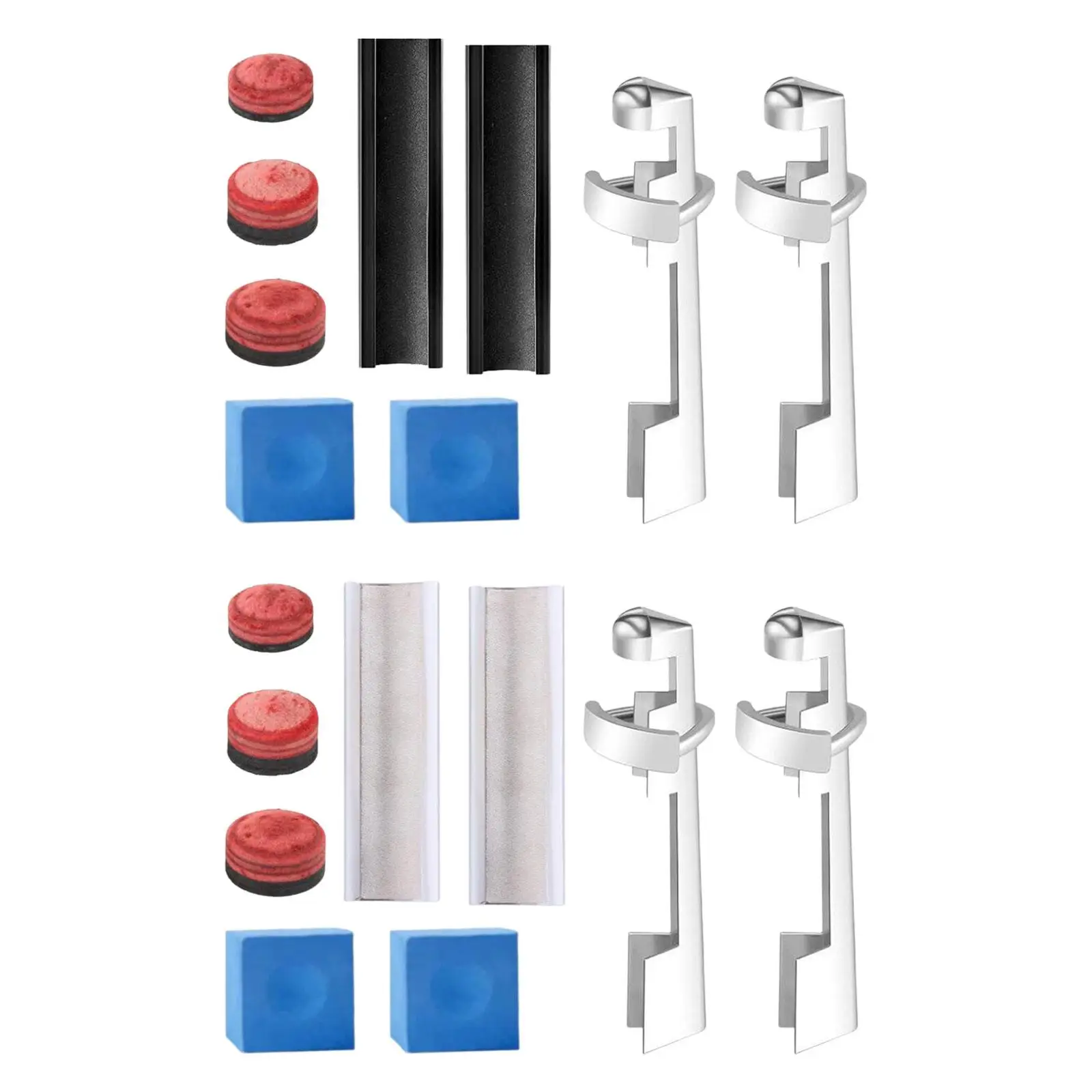 

9Pc Pool Cue Tip Repairs Pool Cue Tip Clamp Portable Billiards Cue Stick