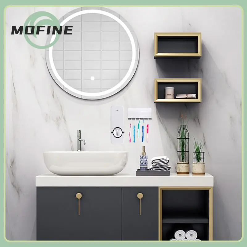

Home Automatic Toothpaste Squeezer Toothpaste Dispenser Bathroom Toothpaste Holder Suction Wall Wash Set Bathroom Accessories