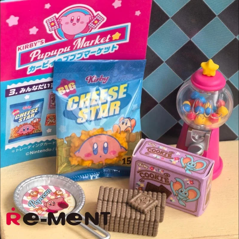 Фото Коллекционная фигурка Re-Ment Kirby's Pupupu Market: миниатюрная сцена супермаркета, 8 различных стилей для фанатов аниме №3