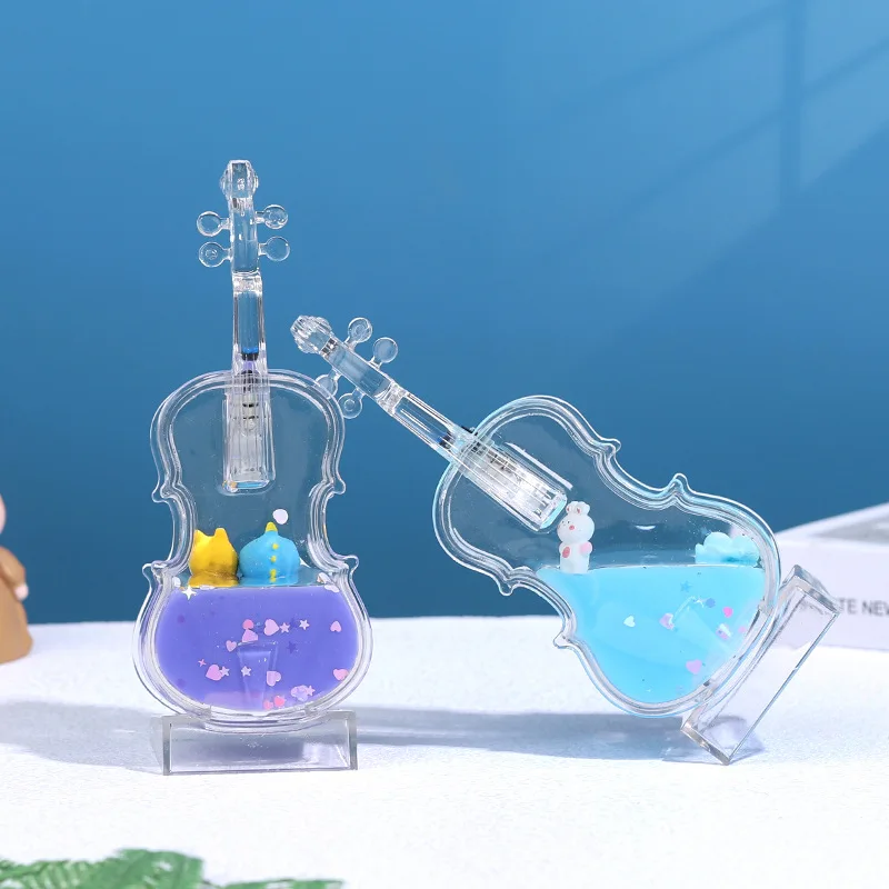 

5/6pcs/set Liquid Hourglass Fluid Ornaments Diamond Shaped Liquid Timer Decoration Home Room Decompression Toys Boy Gifts