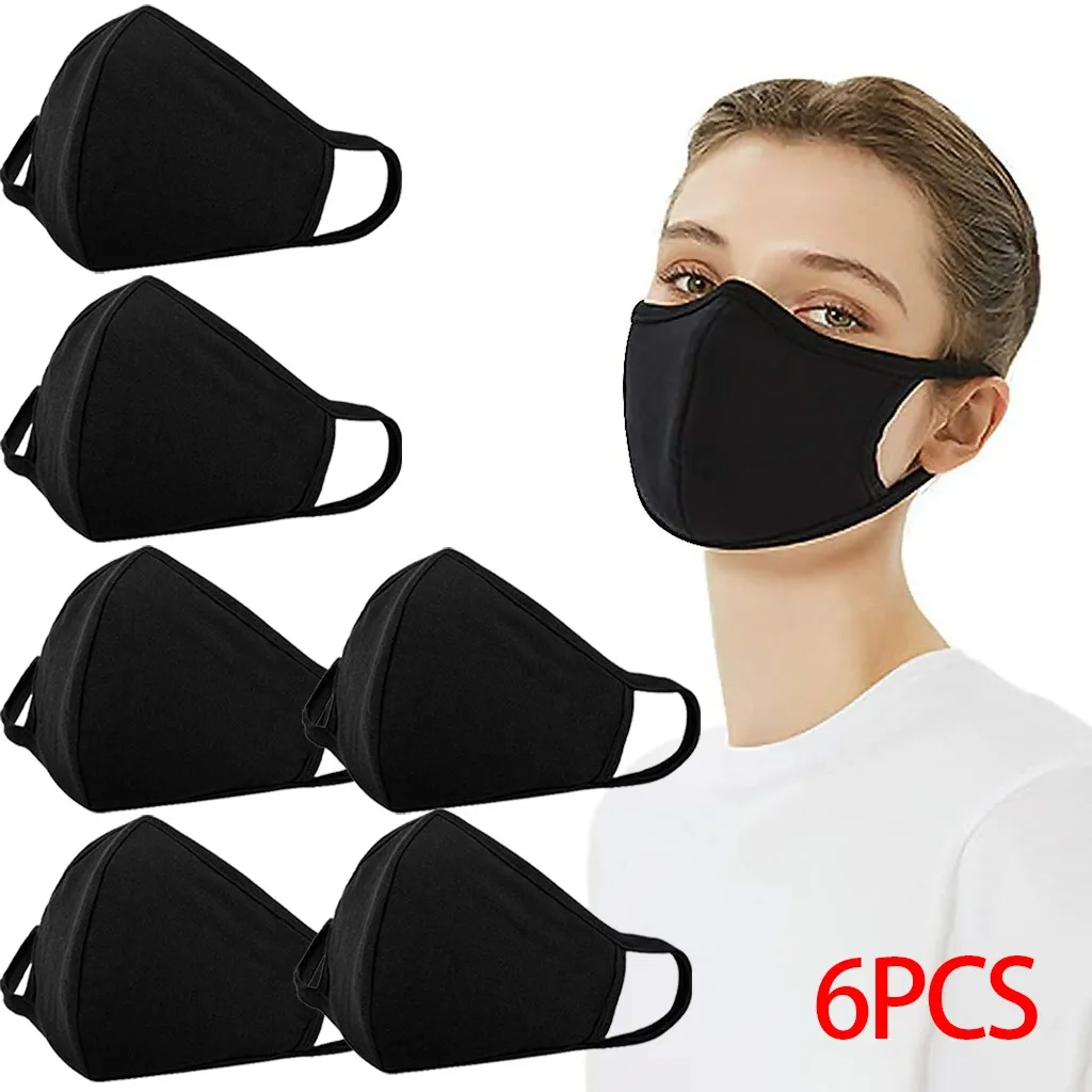

6pcs mascarilla Monder Scarf Halloween Cosplay MasK Reusable Mask Mask PM2.5 Windproof Foggy Haze Pollution Respirator