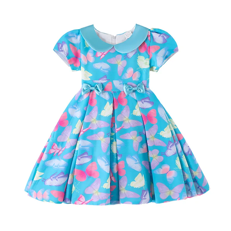 Flower Girls dresses for Wedding Party Baby Sleeveless floral print Princess Dress Children Vestidos clothes | Детская одежда и