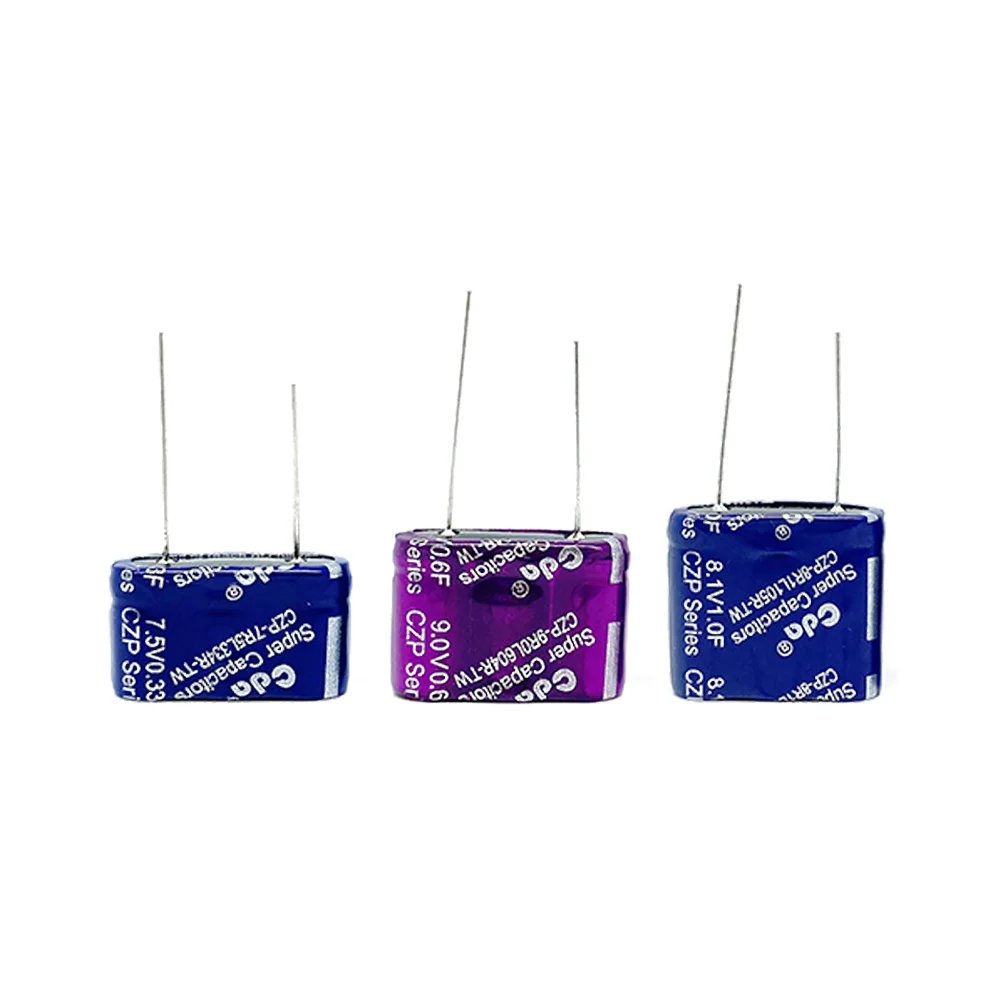 

CZP Super Capacitors CDA DA Type 7.5V 1.5F CZP-7R5L155R-TW Ultra Capacitor Farrah SuperCapacitors