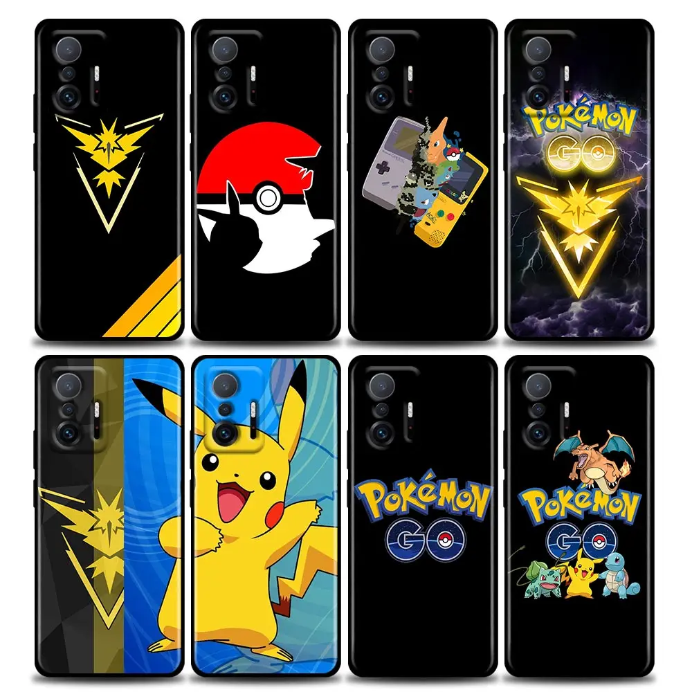 

Pokemon Go Pocket Monster Phone Casefor Xiaomi Mi 12 12X 11T X4 NFC M3 F3 GT M4 Pro Lite NE 5G Poco M3 M4 X4 TPU Case