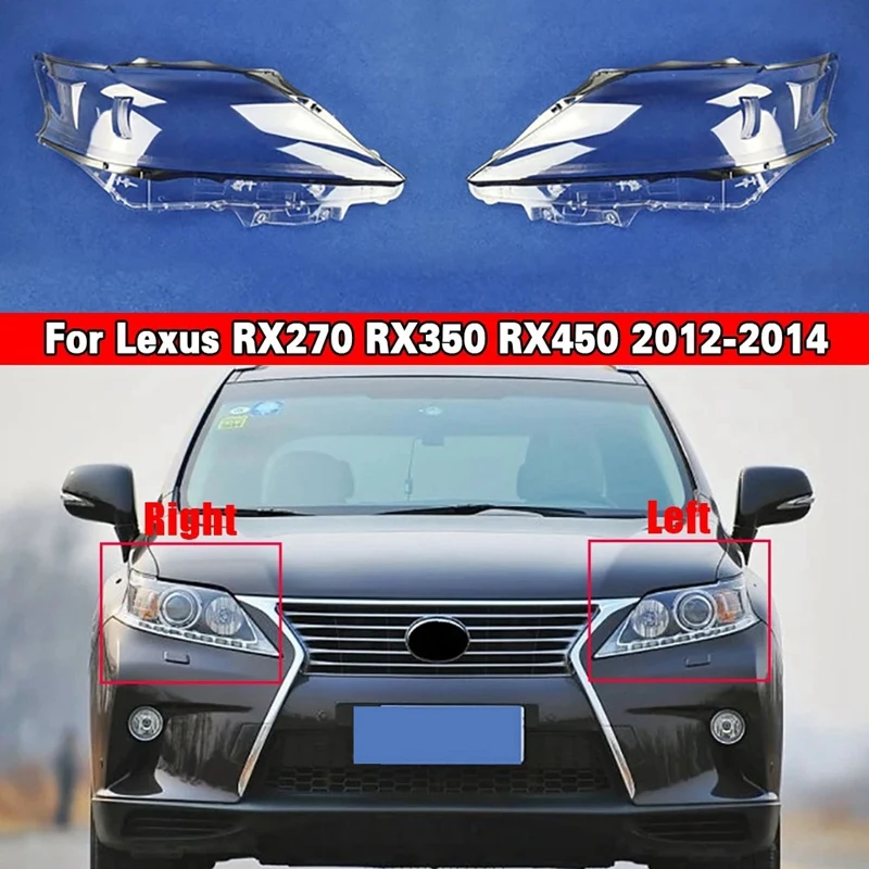 

Car Headlight Plastic Clear Shell Lamp Cover Replacement Lens Cover for Lexus RX270 RX350 RX450 2012-2014
