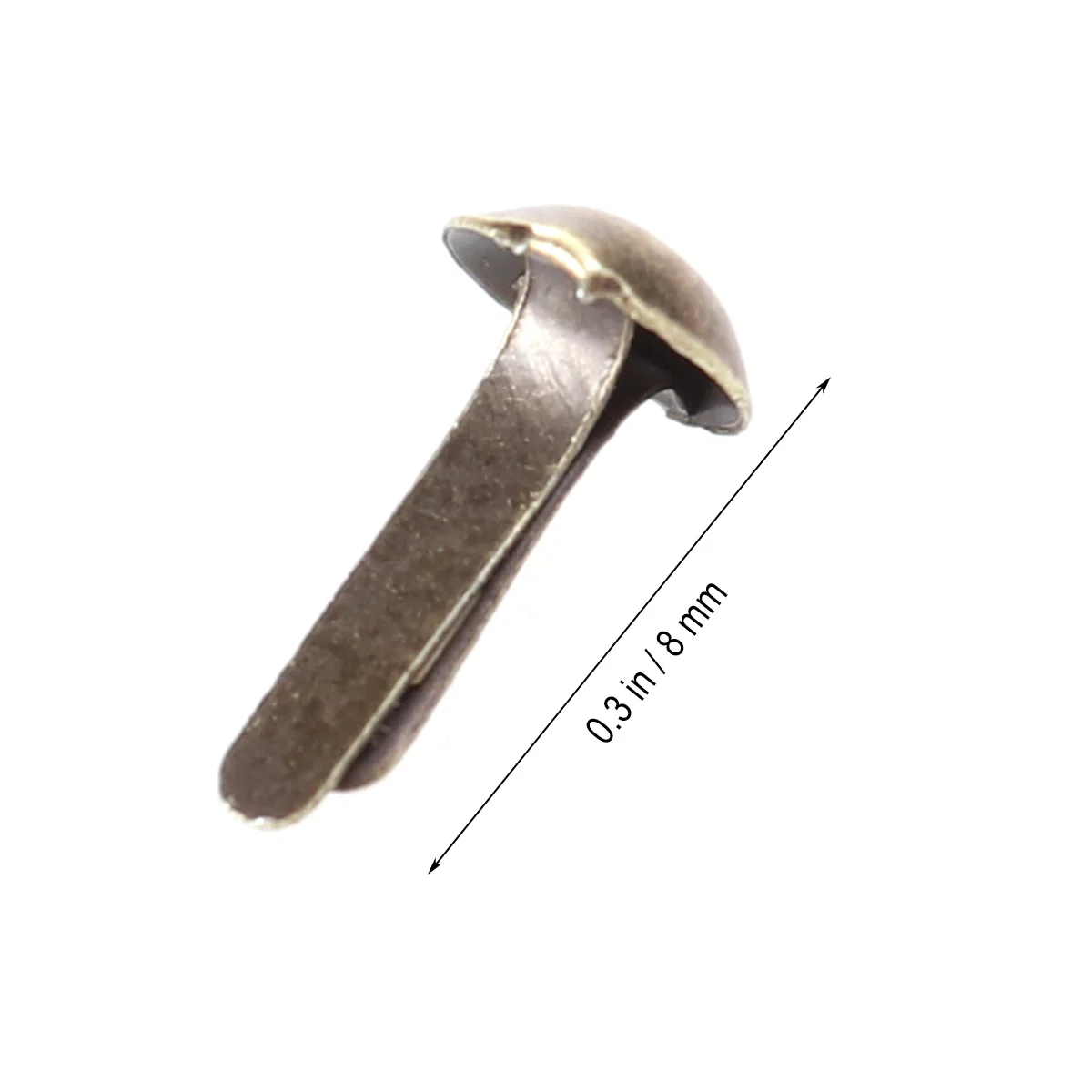 100 шт. крепления для бумаги гальванические штифты круглые металлические поделок