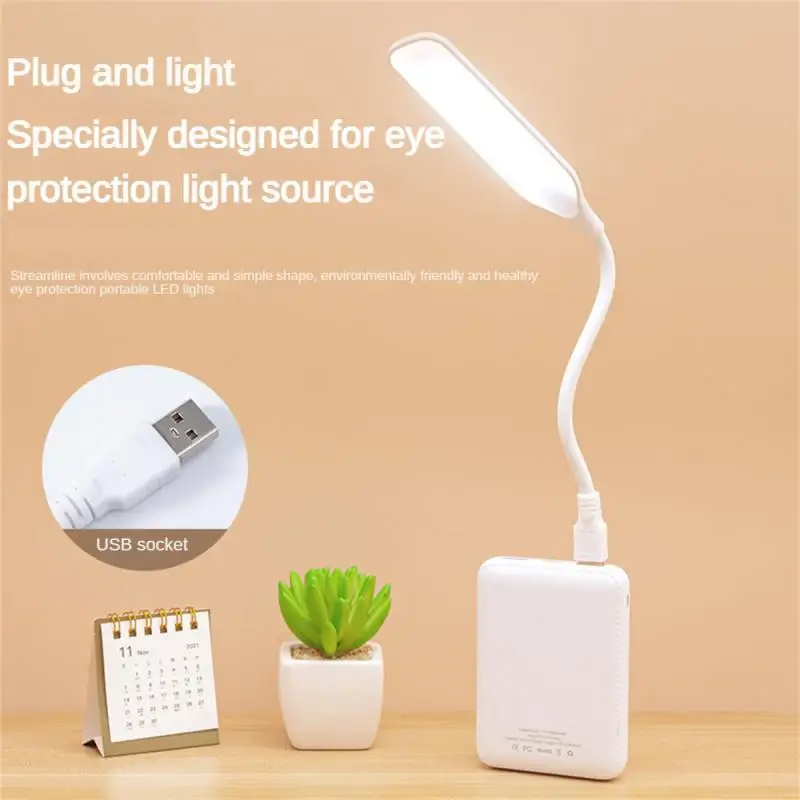 

Portable USB Plug Book Light LED Night Light Stundent Eye Protection Reading Book Lamps Laptop Keyboard PC Lighting Night Light