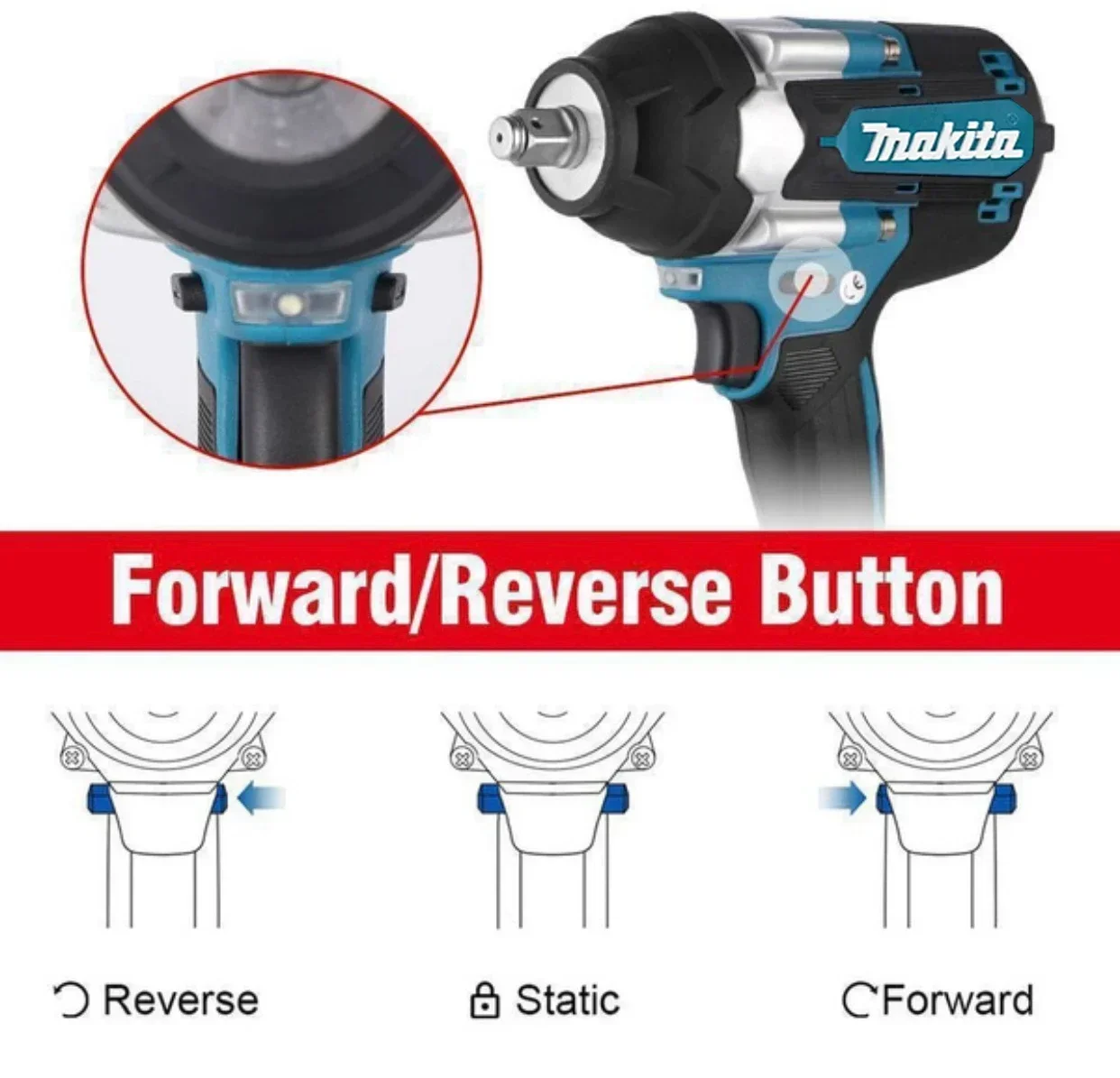 Бесщеточный аккумуляторный ключ Makita DTW70018V