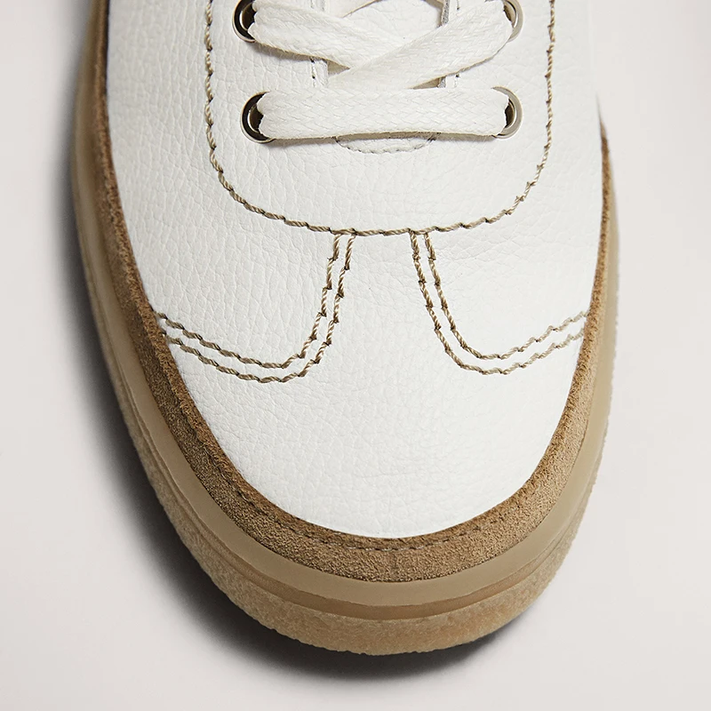 Linjer Stricklin модная повседневная обувь для девочек женская английская простая белая