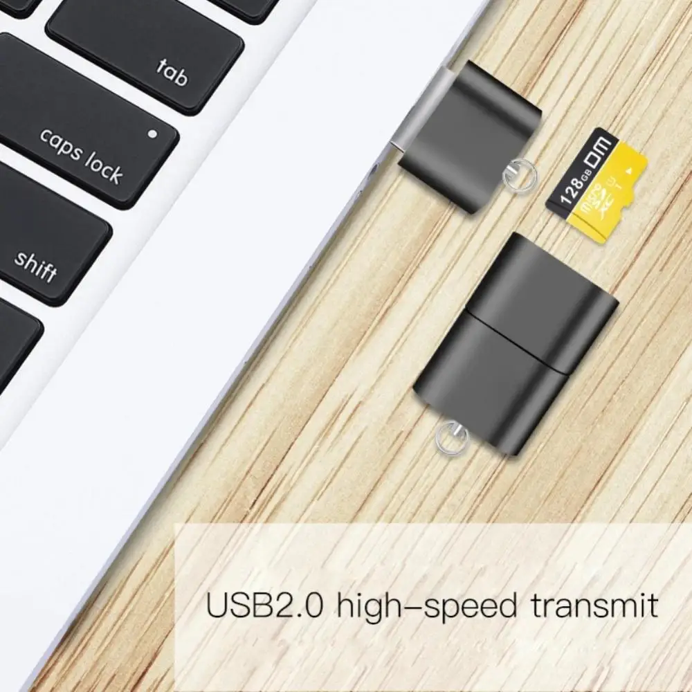 

Автомобильный кардридер для компьютера, со слотом для Tf-карты, мини USB 2,0 кардридер, компьютерные аксессуары, портативная передача данных