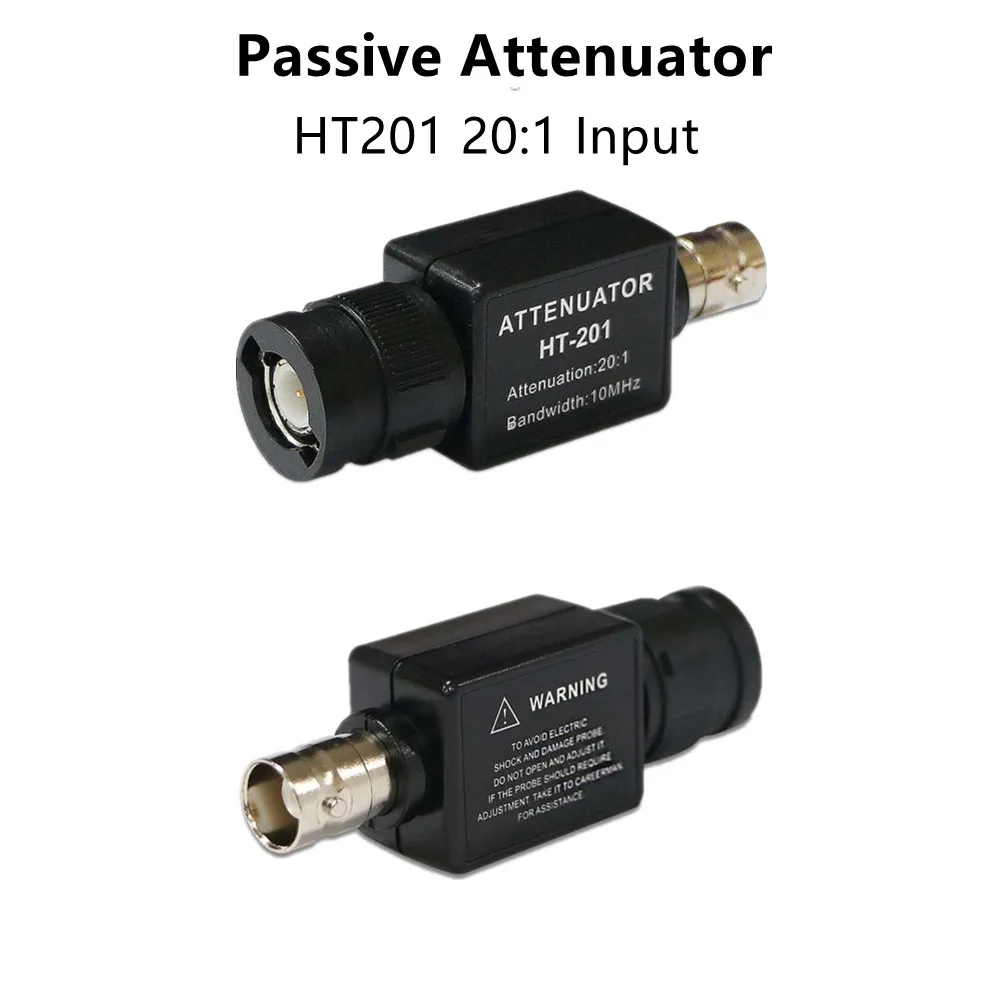 

Passive Attenuator HT201 20:1 Oscilloscope For Pico Automotive Diagnostics 20V 10Mhz Signal Generator input passive Attenuator