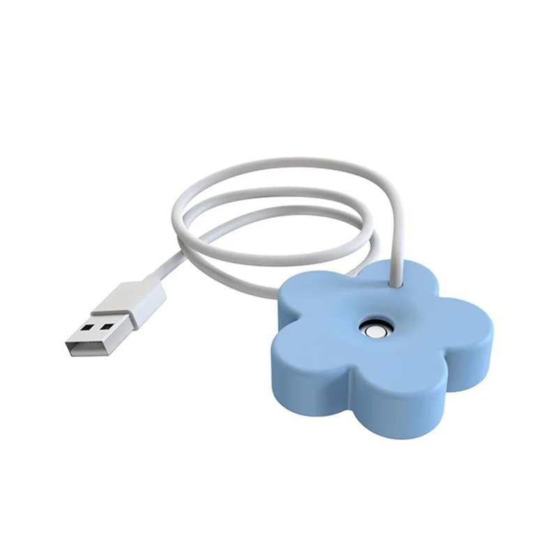 

USB Portable Mini Personal Humidifier Small Cool Mist Mute 8H Auto-Off Humidifier for Home Office Blue