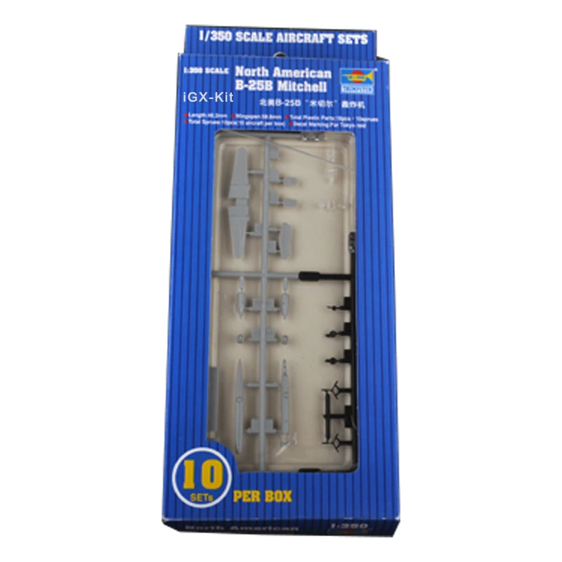 Trumpeter 06201 масштаб 1/350, модель B25B, модель металлического флота