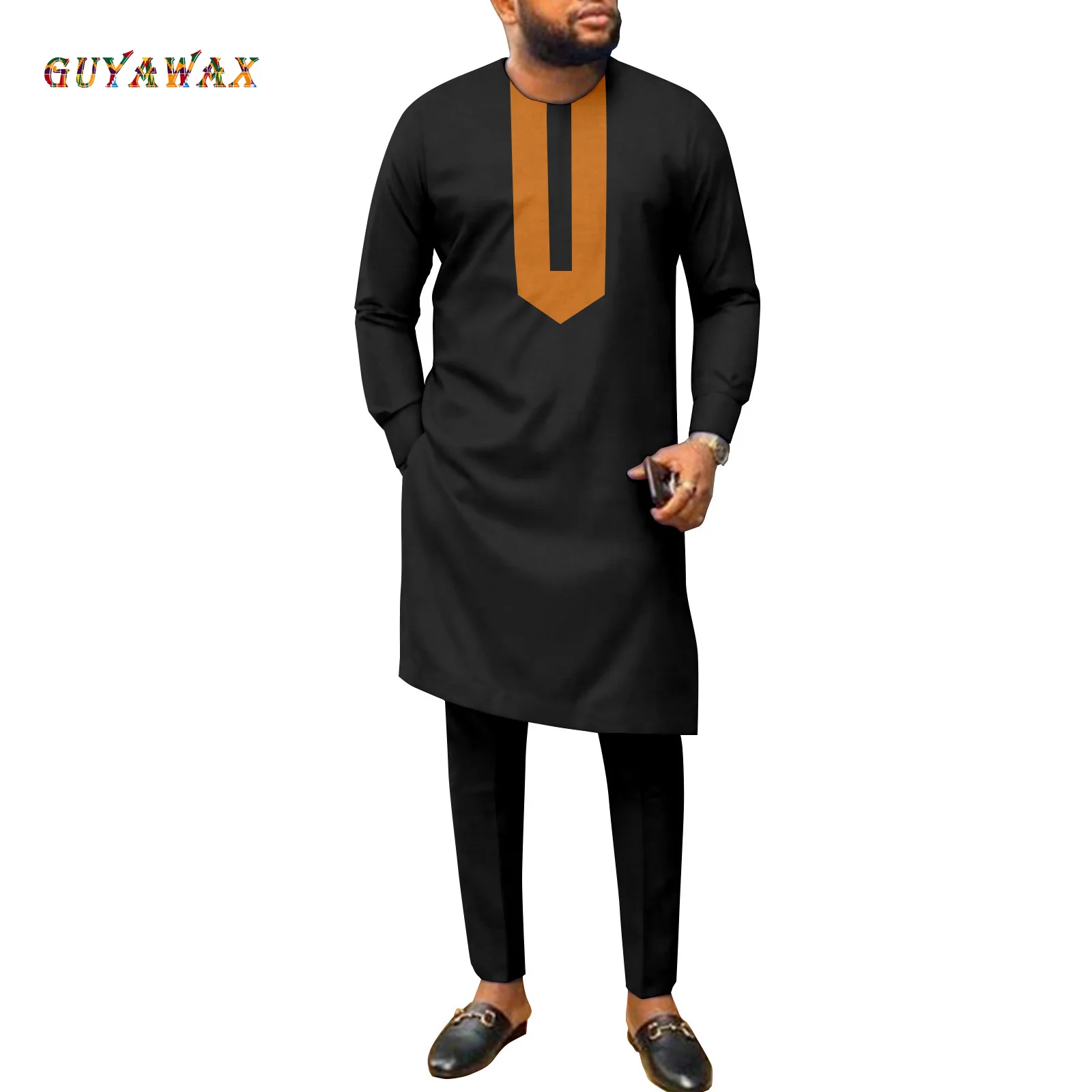 New Fashion Dashiki Men African Clothing for Men Blouse and Pant Two piece Suits for Men Ankara Attire Plus Size Outfit Vintage