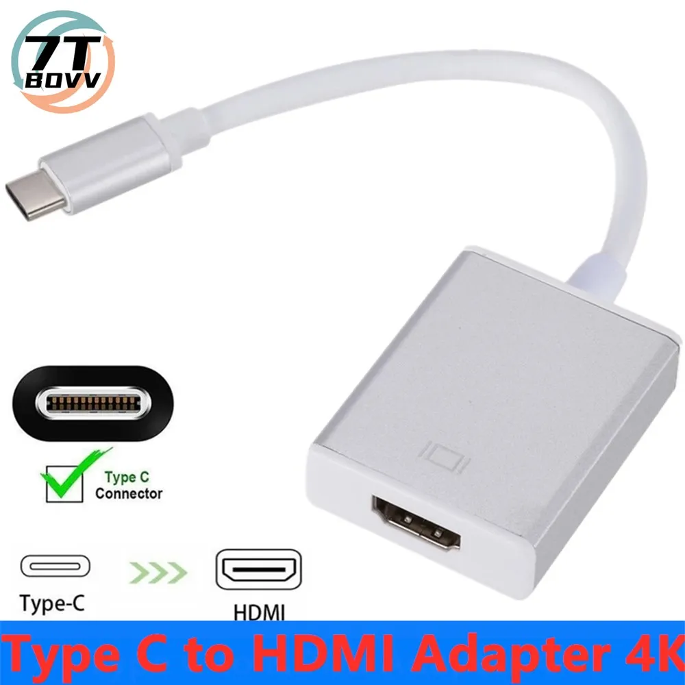 

Type-C to HDMI Cable USB 3.1 to HDMI Compatible 4K Adapter for MacBook Samsung Galaxy S9/S8 Huawei USB-C Cable Type-C to HDMI