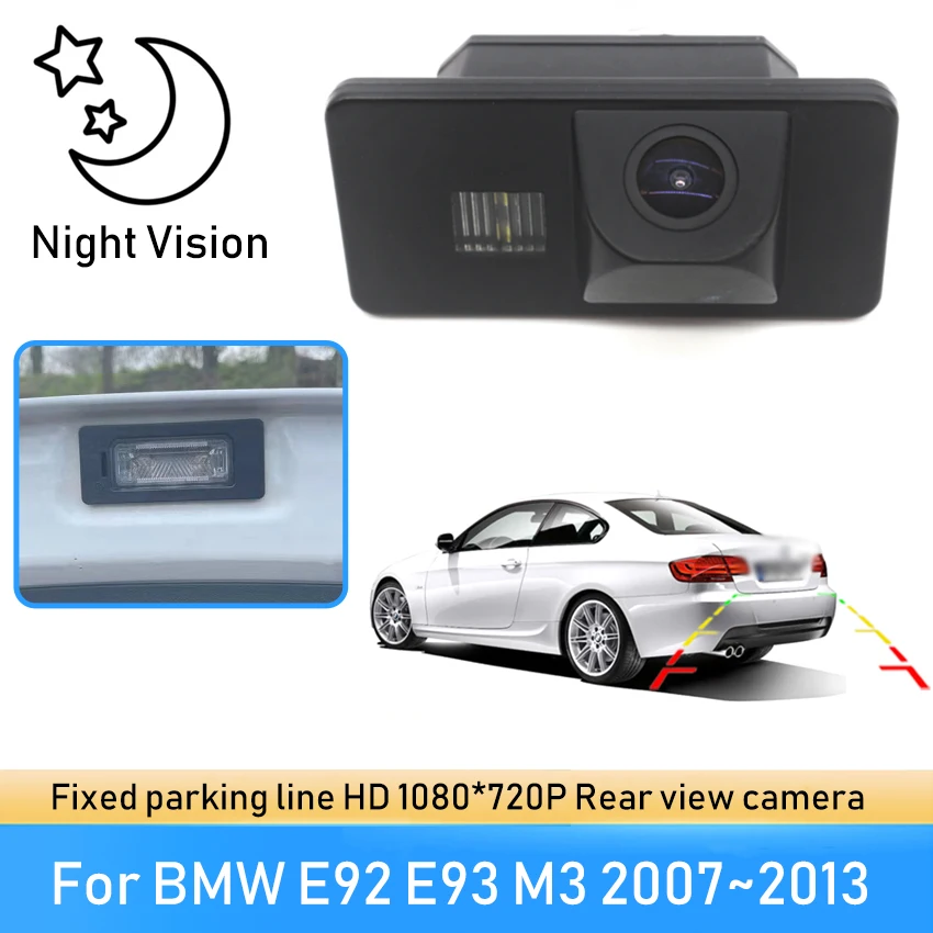 

140° HD Waterproof High quality RCA 1080P For BMW E92 E93 M3 2007 2008 2009 2010 2011 2012 2013 Car Rear View Camera Vehicle