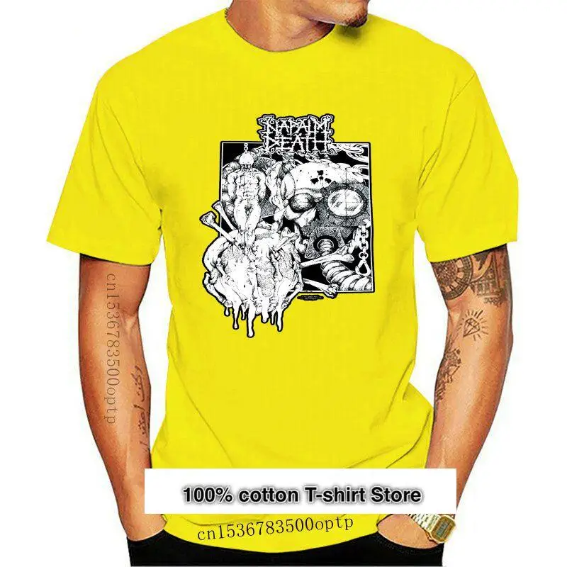 

NAPALM-Camiseta de la muerte Harmony contra la destrucción, camisa de manga corta con cuello redondo, nueva y Oficial, (2)