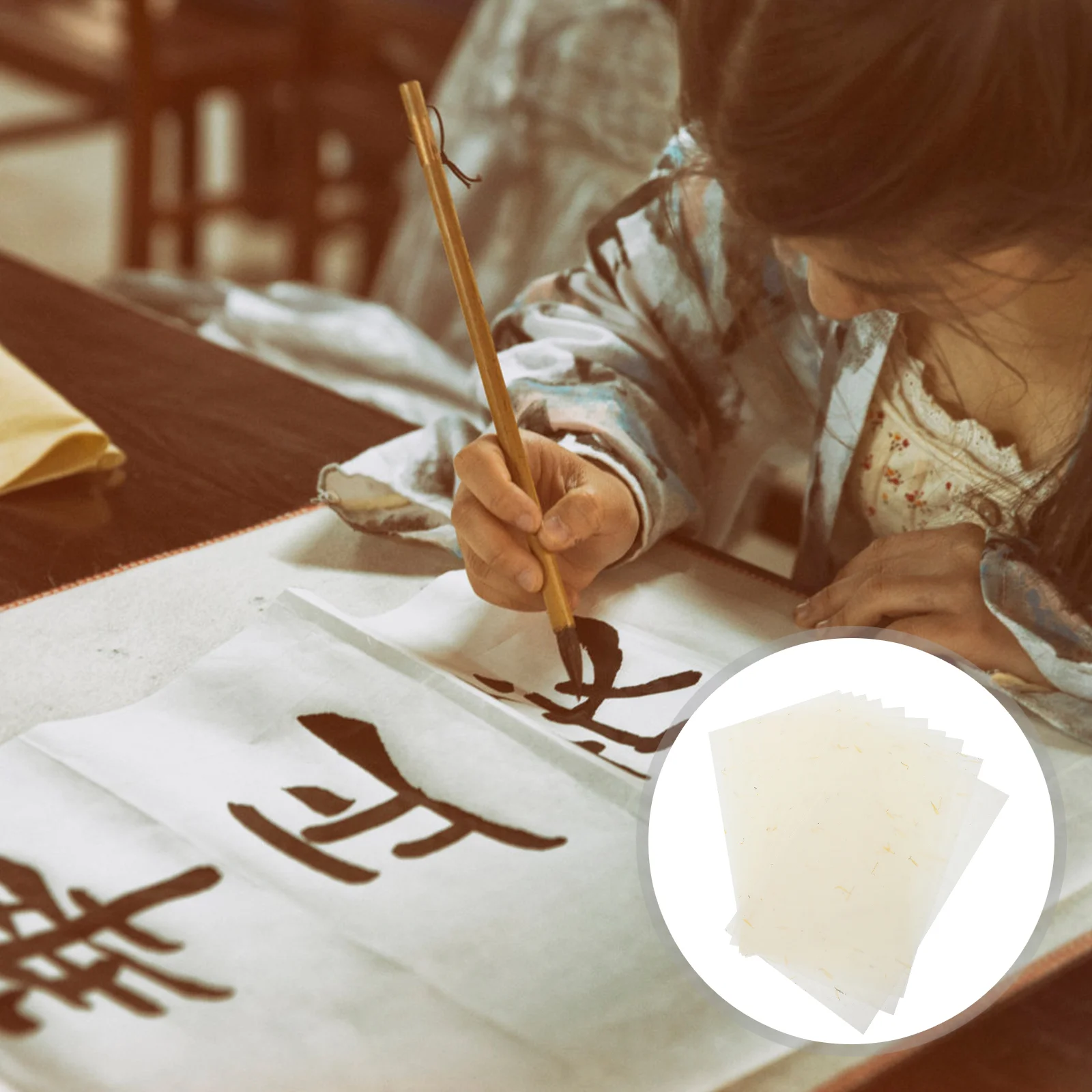 

120Pcs Decorative Calligraphy Paper Art Painting Paper Chinese Traditional Rice Paper for Home