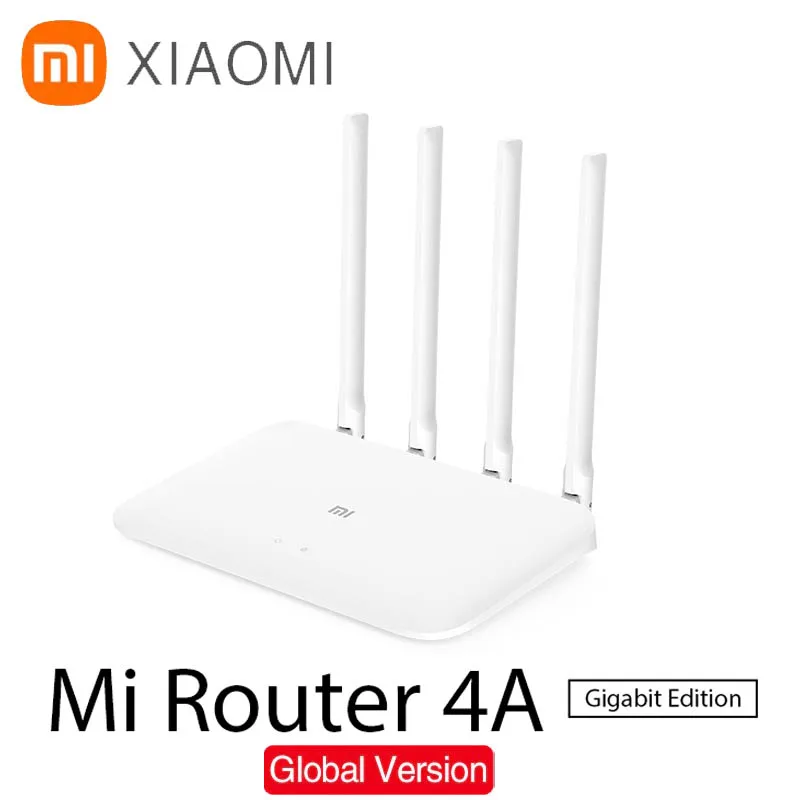 

Роутер Xiaomi 4A Gigabit edition 2,4 ГГц + 5 ГГц WiFi DDR3 с высоким коэффициентом усиления 4 антенны управление приложением Mi роутер 4A WiFi повторный роутер Xiaomi