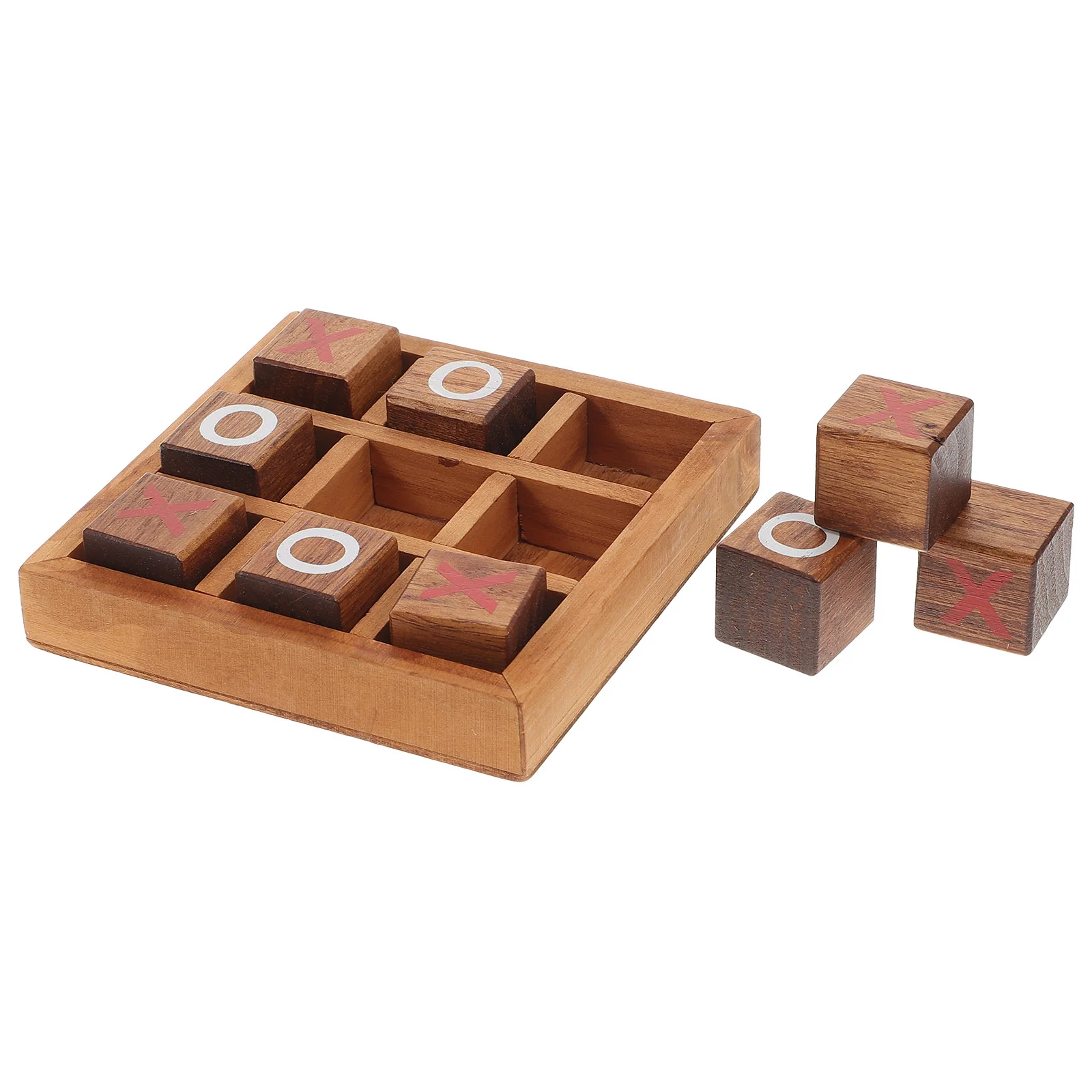 

Xo Chess Children's Toys Game Educational Wooden Toe Double Players Classic Board Games Interactive Kids Travel