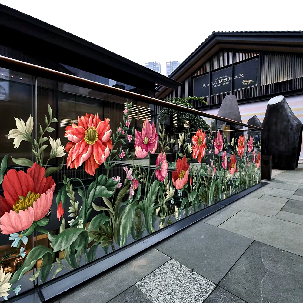 QiAds на заказ весенний винтажный цветок FlShop украшение для атмосферы магазин