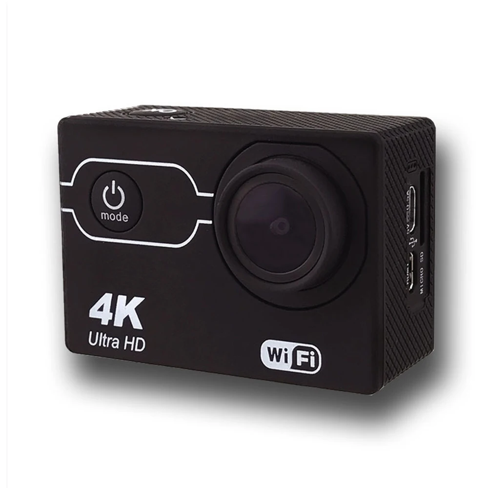 Новая экшн-камера с Wi-Fi 4K 30 кадров в секунду пластиковая Водонепроницаемая на