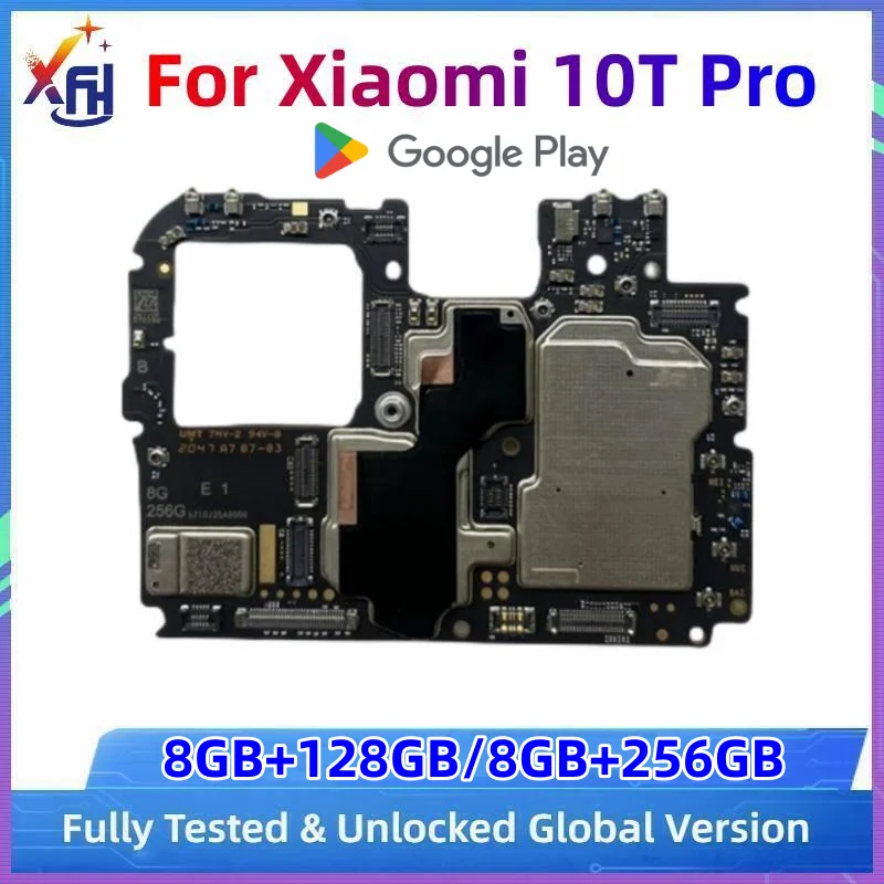 

Original Mainboard For Xiaomi 10T Pro Redmi K30S 5G MotherBoard 128GB 256GB Main Circuits Board Global Version Snapdragon 865