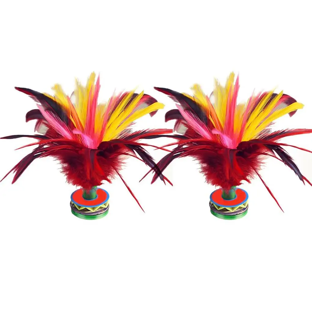 

2 Pieces Chinese Shuttlecock Interesting Kicking Shuttlecocks Toys