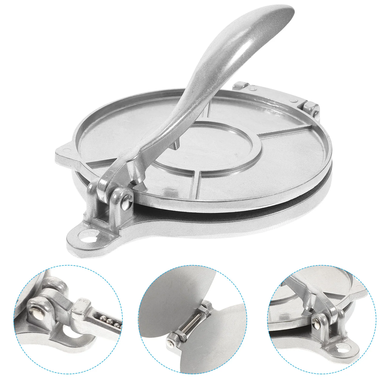 

Tortilla Press Maker Machine Flour Roti Dough Make Roller Cooker Pan Rotis Pizza Iron Cast Electric Presser Nonstick Pie