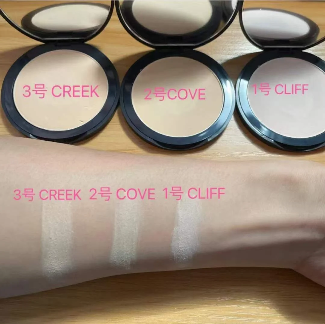 

Wholesale NEW Makeup Face Pressed Powder Foundations Oil-control Brighten Concealer Long Lasting 9g+GIFT