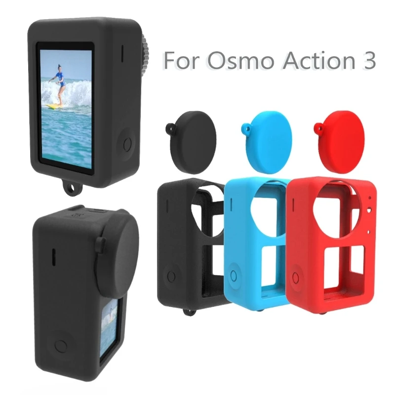 

Waterproof Cases for OSMO Action 3 Camera Silicone Bag Anti-Scratch Cover