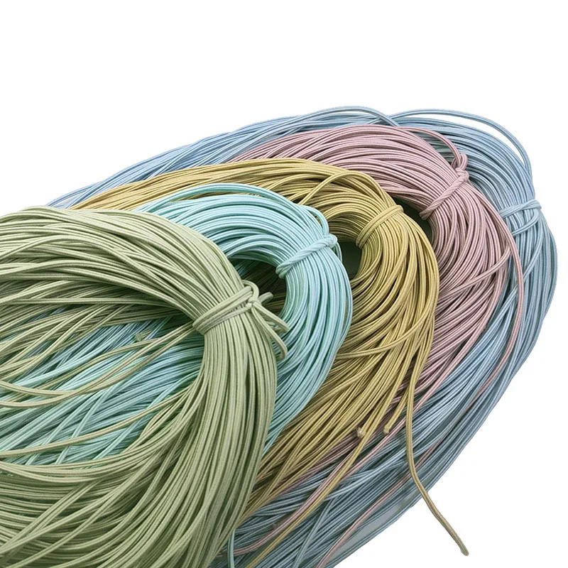 

5m 2.3mm Korean Handmade Head Rope Accesories High Elasticity Elastic Rubber Band Rope for DIY Thread Jewelry Making Findings